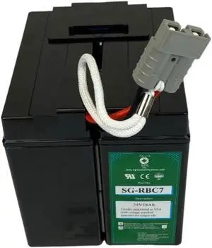 SPS Brand 24V 18Ah Replacement for APC SmartUPS VS1400?RBC7 Battery Cartridge (2 Pack)