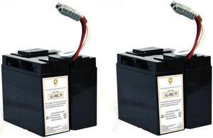 SPS Brand Replacement Battery Cartridge for APC SU1250RM, 24V 22Ah RBC7 Premium (22% more capacity than OEM) (2 Pack)