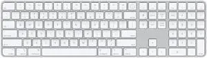 Apple Magic Keyboard with Touch ID & Numeric Keypad - White - English