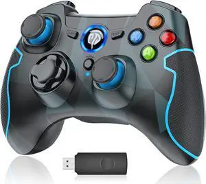 Wireless 2.4g Game Controller Support PC (Windows XP/7/8/8.1/10) and PS3, Android, Vista, TV Box Portable Gaming Joystick Handle (Wireless Game Controller Camouflage) Wireless 2.4g Game Controller Support PC (Windows XP/7/8/8.1/10) and PS3, Android, Vista, TV Box Portable Gaming Joystick Handle (Wireless Game Controller Camouflage)