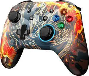 Switch Controllers for Nintendo Switch, Switch Pro Controller, Wireless Switch Controller with Turbo/Dual Vibration/6-Axis Motion Control for Nintendo Switch Lite/Switch OLED, Red Dragon Switch Controllers for Nintendo Switch, Switch Pro Controller, Wireless Switch Controller with Turbo/Dual Vibration/6-Axis Motion Control for Nintendo Switch Lite/Switch OLED, Red Dragon