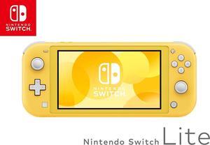 Nintendo Switch Lite 32GB Handheld Video Game Console - Yellow - Japan Import with US Plug