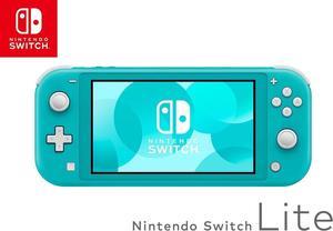 Nintendo Switch Lite 32GB Handheld Video Game Console - Turquoise - Japan Import with US Plug