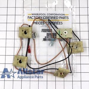 Whirlpool Range/Stove/Oven Spark Ignition Switch and Harness WP74007806
