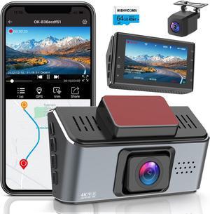 Binize Car Dash Front Camera with HD Image Monitor Loop Recording