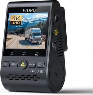 A129 Pro 4K Dash Cam 3840x2160P Ultra HD 4K Dash Camera Sony 8MP Sensor GPS Wi-Fi, Front Camera only, Buffered Parking Mode, G-Sensor, Motion Detection, WDR, Loop Recording