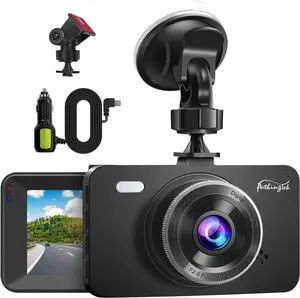 Dash Cam 1080P DVR Dashboard Camera Car Driving Recorder 3 Inch Driving Camera LCD Screen, 170°Wide Angle, WDR, G-Sensor, Loop Recording, Parking Monitor, Motion Detection