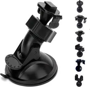 Dash Cam Mount, S10 Pro Suction Cup Dash Camera Mount Holder with 10+pcs Joints for Rove APEMAN CHORTAU Roav Nexar    Old Shark YI 98% Car Dash Cameras