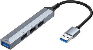 USB HUB Extensions,4-Port USB 3.0 HUB Expander,Ultra-Slim Data USB HUB,USB Hub Expansion Adapter Station Applicable for Laptop, iMac Pro, MacBook Air, Mac, Notebook PC,Printer,Mobile HDD(USB-A HUB)