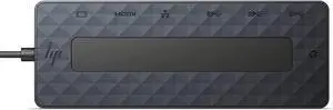 HP Universal USB-C Multiport Hub, HDMI Port, RJ45 Ethernet Port, DisplayPort 1.2 Ports, Supports 4K Dual Outputs, USB-A, 3.2 Ports, USB-C Passthrough (Model Number: 50H55AA-AAAAAA)