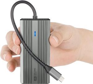 SANZANG 6 in 1 USB C Hub, USB C to HDMI Adapter, 4K HDMI, 100W PD Fast Charging, 3 x USB 3.0 High-Speed Up to 5Gbps, USB-C 3.0 for MacBook, USB C Laptops and Other Type C Devices