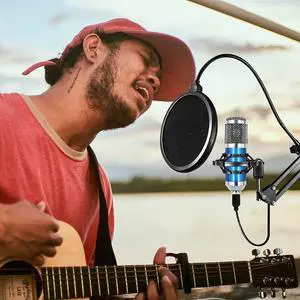 USB Microphone .Professional Cardioid Condenser Mic with Boom Arm, Shock Mount, Pop Filter for Recording, Podcasting, Gaming, YouTube