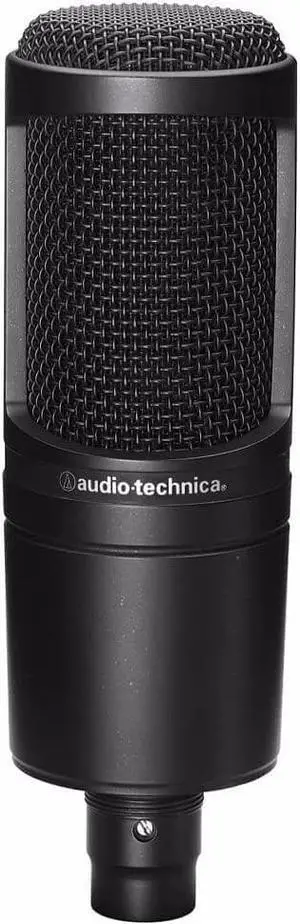 Audio-Technica Microphone AT2020 Pro Cardioid Capacitor, Black,Large, XLR