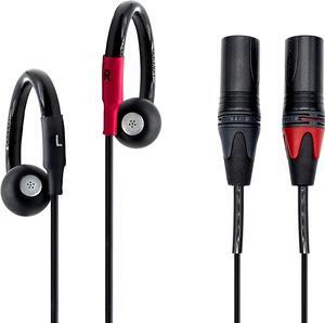 (XLR) Binaural Microphone - Streams and Records 360o Spatial Audio in Standard Two Channel Format That Plays on Social Media Platforms, PCs, Phones and ASMR