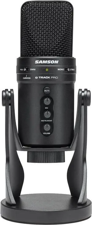 Samson G-Track Pro Professional USB Condenser Microphone with Audio Interface