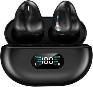 Bluetooth 5.3 Wireless Earbuds Ear Clip Bone Conduction Headphones Sport Headset