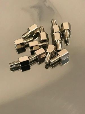 25 pcs 4-40 Hex Jackscrew Jack Screws D-Sub Video Card VGA DVI DB9 Standoff