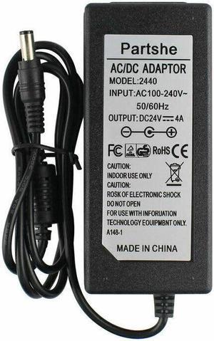 0pcs AC/DC Adapter for Zebra GK420d GK420t GX420d GX420t Power Supply 24V 4A