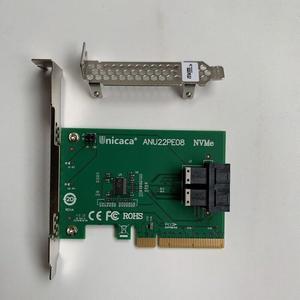 Unicaca ANU2PE08 NVME U.2 SFF8643 to SFF8639 NVMe U.2 with Cable Dual Port NVMe