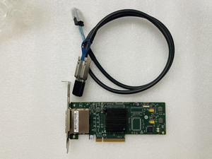 LSI 9200-8E Controller Card PCIe 6GB 2 Ports IT Mode w/ 8088 to 8087 cable