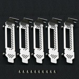 10 pcs Low Profile Bracket for LSI 9280-8E 9200-8E HP 422 Ext SFF-8088 Dell H810