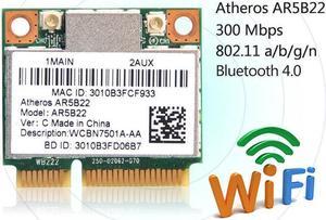 100PCS Atheros AR5B22 300Mbps Dual Band PCI-E WLAN Wireless Wifi Card BT 4.0