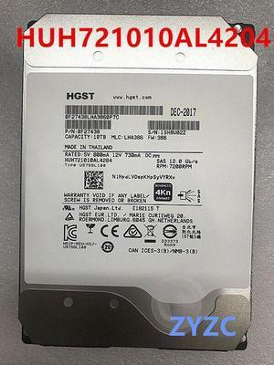 H.G.S.T Ultrastar He10 0F27438 HUH721010AL4204 10TB 3.5 7.2K SAS 12Gb/s 4Kn HDD