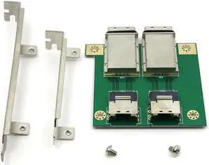 2 port Internal SFF-8087 to External 8088 PCI mini SAS 26P Adapter SAS RAID