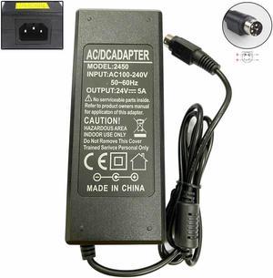 New 24V 5A Power Supply Adapter For Effinet EFL-2202W,FY2405000 LCD Monitor