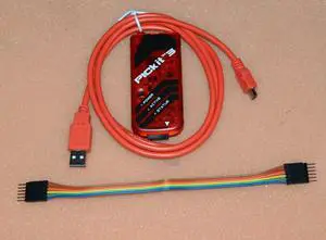 NEW PIC kit3 Microchip Development Programmer w / USB cable, wire PIC