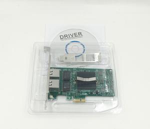 Dual Port PCI-E x1 1Gbps Intel 82576EB E1G42ET/EF E1G44ET Gigabit Server Adapter