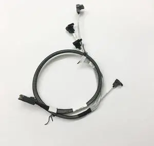 NEW Amphenol Mini SAS 36P SFF-8087 IPASS to 4x SATA 7in Breakout Cable