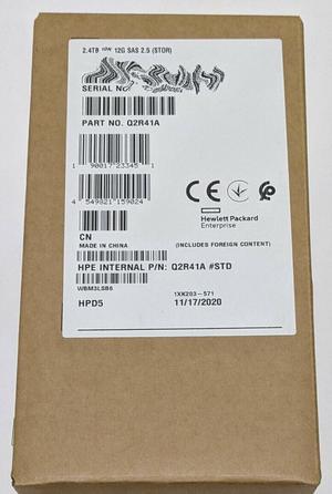 P00441-001 HPE MSA 2.4TB 12G SAS 10K 2.5" 512e ENT HDD Q2R41A Hard Drive