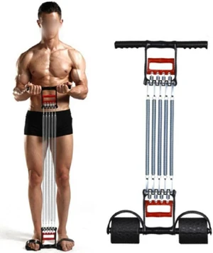 5 Spring Chest Arm Tubing Expander Exercise Fitness Strength Muscle Stretching 5 Spring Chest Arm Tubing Expander Exercise Fitness Strength Muscle Stretching