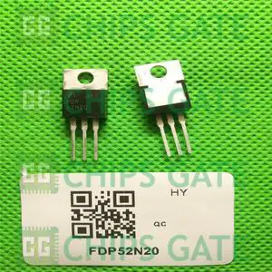 3PCS FDP52N20 Encapsulation:TO220,200V N-Channel MOSFET