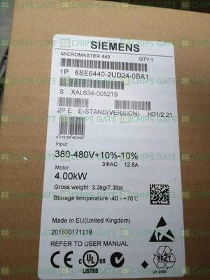 1PCS New in box Siemens 6SE6440-2UD24-0BA1 6SE64402UD240BA1 380V 4KW Inverter 1PCS New in box Siemens 6SE6440-2UD24-0BA1 6SE64402UD240BA1 380V 4KW Inverter