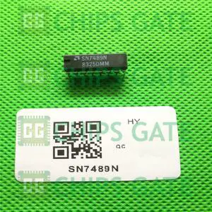 5PCS TI SN7489N DIP-16 64-BIT RANDOM-ACCESS READ/WRITE MEMORY