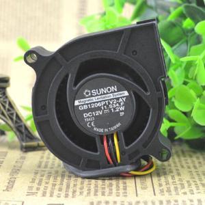 1PC SUNON GB1206PTV2-AY Fan 12v 0.11A 1.2w 6025 6CM New