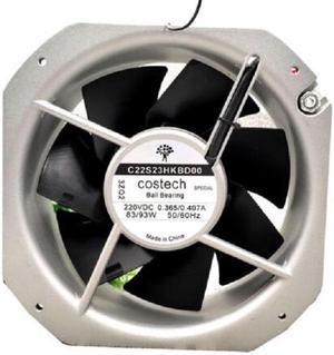 New In Box COSTECH C22S23HKBD00 All Metal Cooling Fan 230V