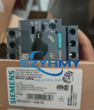 Siemens 3RV2021-1AA10 1PC New 3RV20211AA10 Breaker In Box Siemens 3RV2021-1AA10 1PC New 3RV20211AA10 Breaker In Box