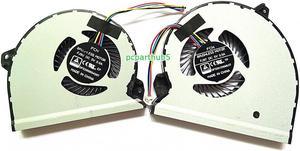 New For Asus Rog S7VM Strix GL702VM GL702VM-DB71 GL702VMK CPU GPU Cooling Fan A Pair