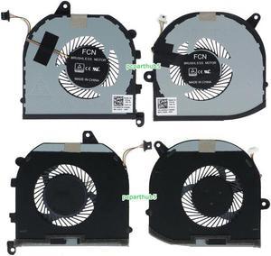 New For Dell XPS 15 9570 7590 Precision 5530 CPU + GPU Cooling Fan 008YY9 & 0TK9J1