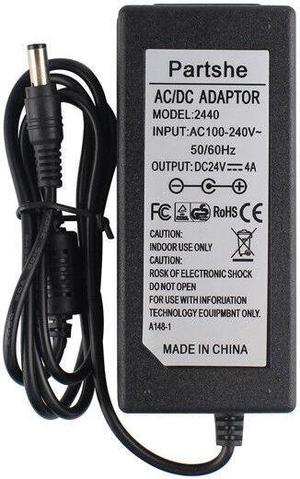 AC/DC Adapter for Zebra GX420d GK420d GK420t GX420t GX430T GT810 Printer 24V