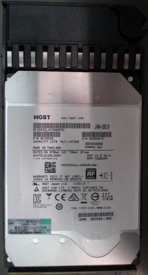 HPE MSA 12TB 12G SAS 7.2K 3.5" MIDLINE 512E HDD Q2R42A P00442-001