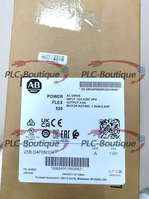2022-2023 New 25B-D4P0N104 525 1.5kW 2Hp AC Drive NEW Allen Bradley