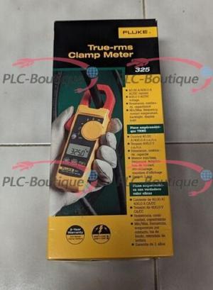 Fluke 325 40/400A AC/DC, 600V AC/DC TRMS Clamp Meter with Frequency+Temperature