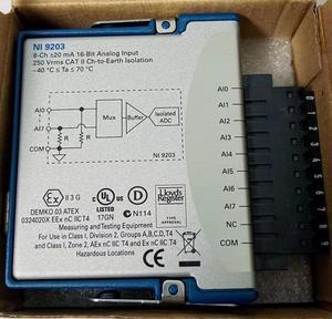 NEW IN BOX National Instruments NI 9203 Analog Current Input Module 779516-01