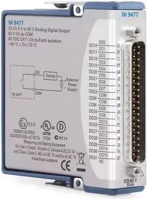 New National Instruments NI 9477 cDAQ Digital Output Module, 32ch 100% test heal New National Instruments NI 9477 cDAQ Digital Output Module, 32ch 100% test heal