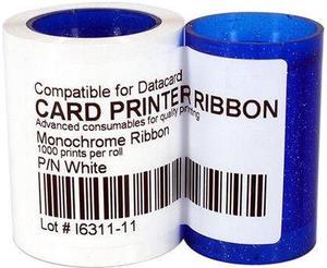 New Ribbon for Datacard DC285W SP25 SP30 SP35 SP55 Printer White 1000 Prints