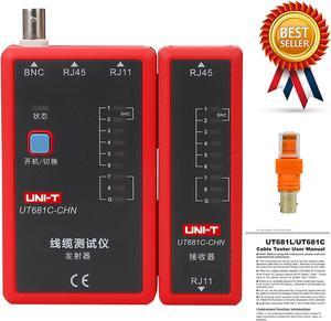 UNI-T UT681C UT681C-CHN Cable Tester Series Handheld Cable for RJ45/RJ11/BNC Kd